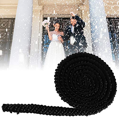 Rankomu Perlenband, 91 cm, schwarzes schräges Spitzenband für selbstgemachte Kleidung, Nähen, Dekoration, Zubehör, besticktes Handwerk von Rankomu