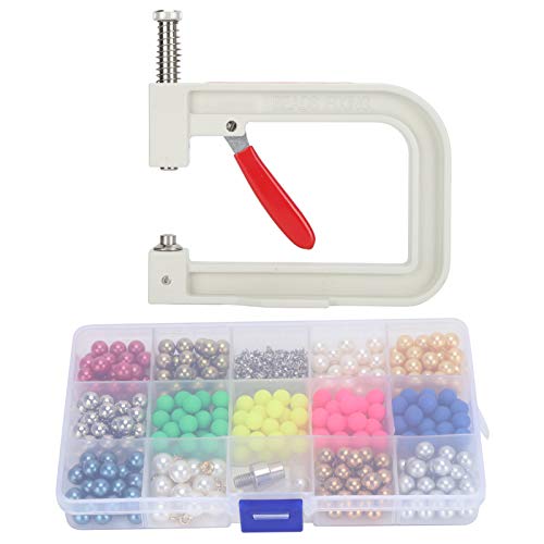 Rankomu Streuperlen-Set, 8 mm, DIY-Perlen-Set, bunte, nicht poröse Perlendekoration für Gepäck und Kleidung, Streuperlen-Dekor, 100 Stück SKU_KQ012 von Rankomu