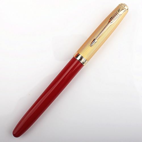 Ranvi Jinhao 85 Füllfederhalter, extrafeine Feder, 0,38 mm (Rot) von Ranvi