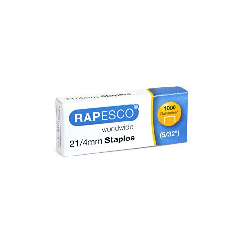 Rapesco 1455 Heftklammern, 21/4 mm, verzinkt von Rapesco