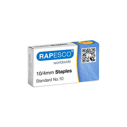 Rapesco AP510VZ3 10/4mm verzinkte Heftklammern, 1000 Stück von Rapesco