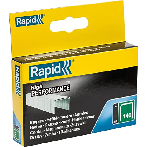 RAPID 140/10 Galvanised Staples Pack Of 2000 - EU/UK von Rapid