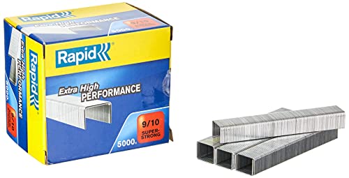 Rapid 24871200 Heftklammern 9/10mm Super Strong, verzinkt, 5000 Stück von Rapid