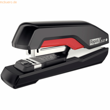 Rapid Heftgerät Supreme S27 Metall 30 Blatt schwarz/rot von Rapid