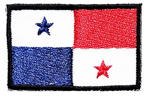 Mini-Panama-Flagge, bestickt, für Kleidung, Rucksäcke, T-Shirts, Jeans, Rock, Hut, Tasche, Patch, Stickerei von Rareeasy Country Flag Patch