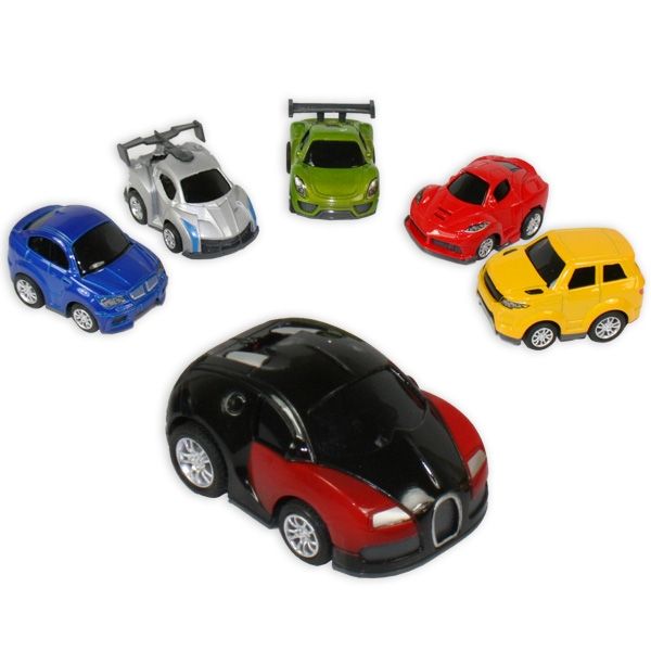 Aufziehauto als Rennwagen mit Rückzug-Funktion, 1 Stück, 7 cm von Rasehorn.com