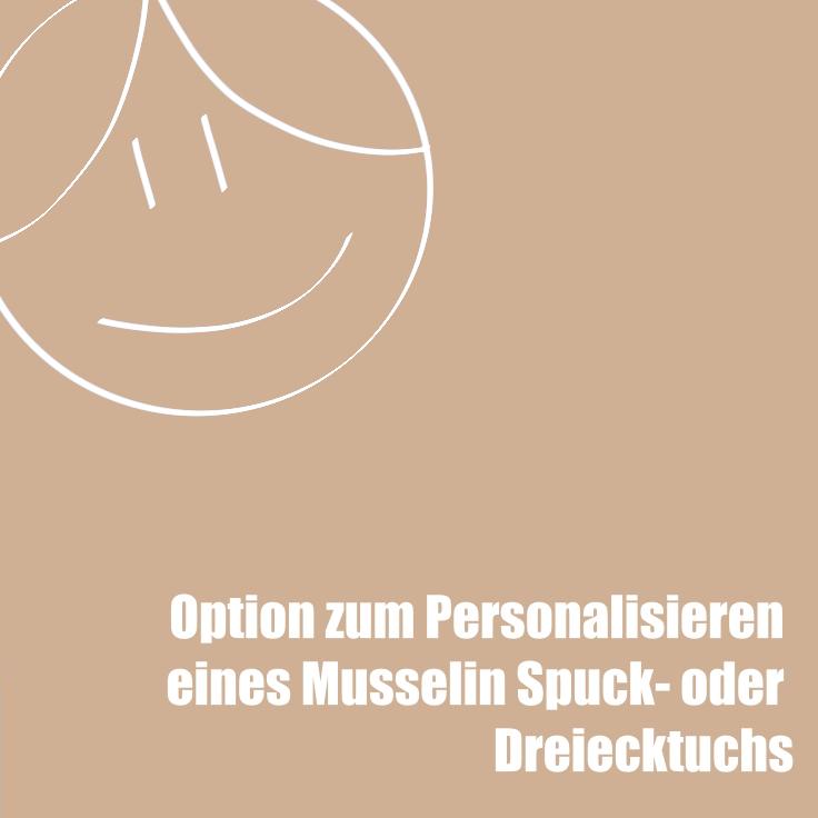 Option Zum Personalisieren Eines Musselin Spuck - Oder Dreieckstuchs von RatzFratzHandmade