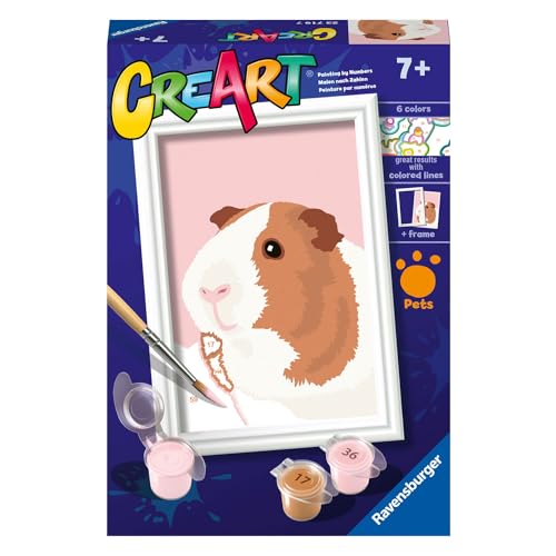 CreArt Malen nach Zahlen - Meerschweinchen von Ravensburger