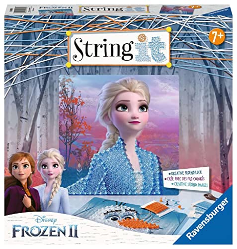 Ravensburger 18076 String it Midi String it Midi Disney Die Eiskönigin 2 - Kreative Fadenbilder mit der kinderleicht aus Kunststoffpins und Buntem Faden von Ravensburger