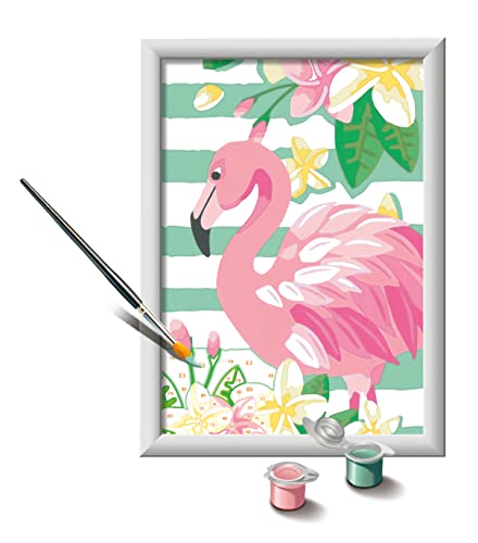 Ravensburger 28929 136079 Paint by Numbers CreArt Serie und Flamingo kreatives Spiel, Einzelbett, Mehrfarbig von Ravensburger