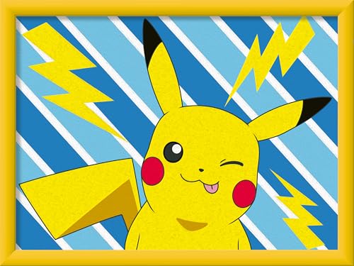 Ravensburger CreArt - 25557 - Pikachu - Malen nach Zahlen Pokémon ab 9 Jahren, Pokémon-Geschenke für Jungen und Mädchen von Ravensburger