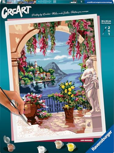 Ravensburger CreArt - Malen nach Zahlen 25963 - Lago Maggiore - ab 14 Jahren von Ravensburger