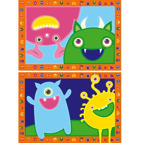 Ravensburger CreArt 28941 - Lustige Monster - Malen nach Zahlen für Kinder 5-7 Jahre von Ravensburger