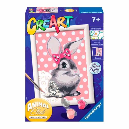 Ravensburger CreArt Cuddly Bunny Paint by Numbers for Children - Painting Arts and Crafts Kits for Ages 7 Years Up Ravensburger CreArt Cuddly Bunny Paint by Numbers for Children - Painting Arts and Crafts Kits for Ages 7 Years Up von Ravensburger