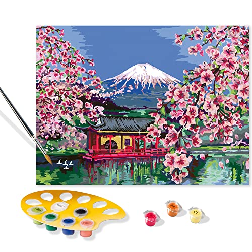 Ravensburger CreArt - Malen nach Zahlen 20177 Japanese Cherry Blossom ab 14 Jahren, White von Ravensburger