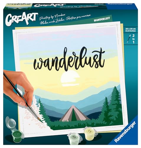 Ravensburger CreArt - Malen nach Zahlen 20269 Wanderlust ab 12 Jahren von Ravensburger