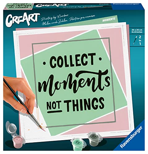 Ravensburger CreArt - Malen nach Zahlen 20270 Collect Moments, not Things ab 12 Jahren von Ravensburger