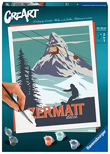 Ravensburger CreArt - Malen nach Zahlen 23500 - Zermatt - ab 12 Jahren von Ravensburger