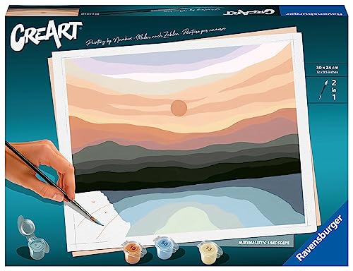 Ravensburger CreArt - Malen nach Zahlen 23515 Minimalistic Landscape ab 12 Jahren von Ravensburger