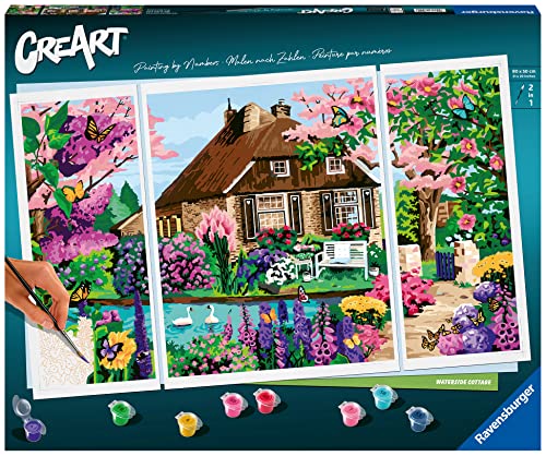 Ravensburger CreArt - Malen nach Zahlen 23550 - Zauberhaftes Cottage - ab 14 Jahren von Ravensburger