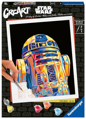 Ravensburger CreArt - Malen nach Zahlen 23730 - Star Wars - R2-D2 - ab 12 Jahren von Ravensburger