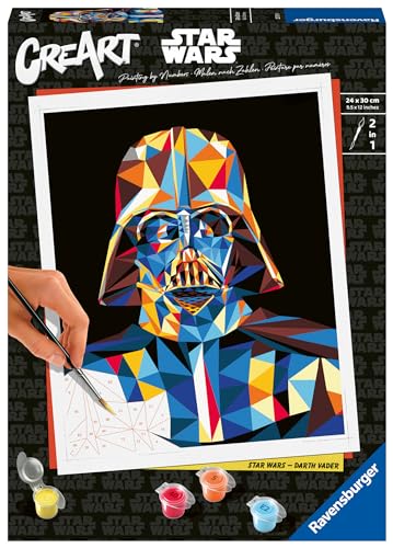 Ravensburger CreArt - Malen nach Zahlen 23731 - Star Wars - Darth Vader - ab 12 Jahren, Geschenke für Männer, Frauen und Kinder, Star Wars Deko von Ravensburger