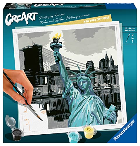 Ravensburger CreArt - Malen nach Zahlen 28998 - New York City Vibes - ab 12 Jahren von Ravensburger