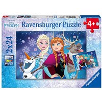 Ravensburger Disney Frozen Nordlichter Puzzle, 2 x 24 Teile von Ravensburger