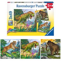 Ravensburger Herrscher der Urzeit Puzzle, 3 x 49 Teile von Ravensburger