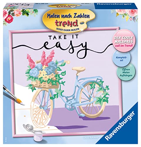 Ravensburger Malen nach Zahlen 20066 – Take it Easy – ab 12 Jahren von Ravensburger