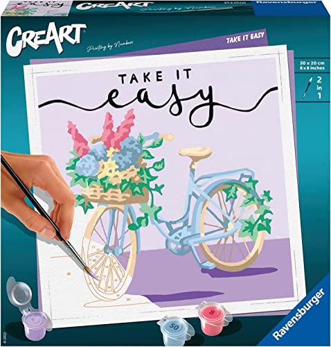 Ravensburger 20099 Tiere CreArt 20099-Take it Easy, White, Mittel von Ravensburger