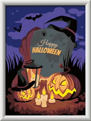 Ravensburger Malen nach Zahlen 23602 - Halloween Mood - Kinder ab 9 Jahren, White von Ravensburger