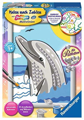 Ravensburger Malen nach Zahlen 28472 - Delfin von Ravensburger