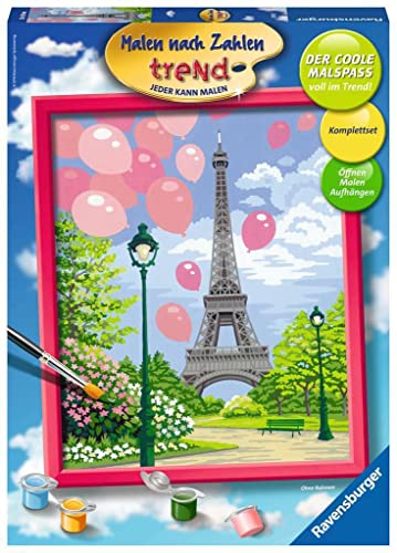 Ravensburger Malen nach Zahlen 28912 - Frühling in Paris - ab 12 Jahren von Ravensburger