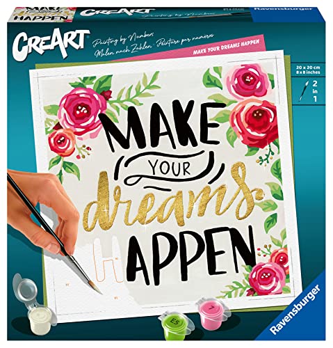 Ravensburger CreArt - Malen nach Zahlen 29028 - Make Your Dreams Happen - ab 12 Jahren von Ravensburger