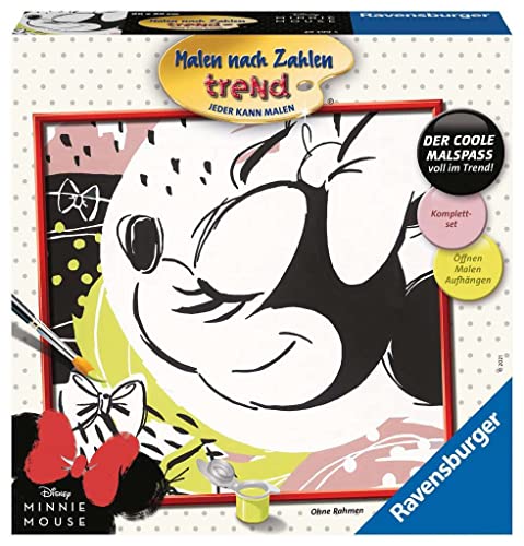 Ravensburger Malen nach Zahlen 29399 - Timeless Minnie - Malen nach Zahlen für Erwachsene und Kinder ab 12 Jahren von Ravensburger