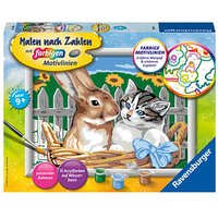 Ravensburger Malen-nach-Zahlen Putzige Freunde mehrfarbig von Ravensburger