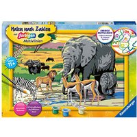 Ravensburger Malen-nach-Zahlen Tiere in Afrika mehrfarbig von Ravensburger