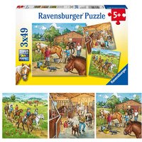 Ravensburger Mein Reiterhof Puzzle, 3 x 49 Teile von Ravensburger