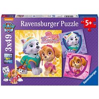 Ravensburger PAW Patrol Bezaubernde Hundemädchen Puzzle, 3 x 49 Teile von Ravensburger