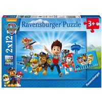 Ravensburger PAW Patrol Ryder und die PAW Patrol Puzzle, 2 x 12 Teile von Ravensburger