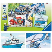 Ravensburger Polizeieinsatz Puzzle, 3 x 49 Teile von Ravensburger