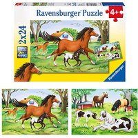 Ravensburger Welt der Pferde Puzzle, 2 x 24 Teile von Ravensburger