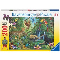 Ravensburger XXL Tiere im Dschungel Puzzle, 200 Teile von Ravensburger