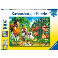 Ravensburger XXL Versammlung der Tiere Puzzle, 100 Teile von Ravensburger