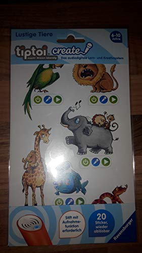 Ravensburger tiptoi 00908 Stickerbögen, Multi von Ravensburger