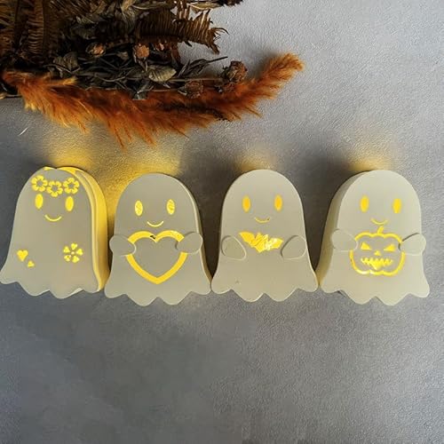 Silikonformen Gießformen Halloween Geister, Gießformen Silikon Ghost Kerzen, Süße Geist Silikonform Kerzenformen, Giessformen Silikon Zum Gießen, Diy Herbst Halloween Deko 1 Silikonformen Gießformen Halloween Geister, Gießformen Silikon Ghost Kerzen, Süße Geist Silikonform Kerzenformen, Giessformen Silikon Zum Gießen, Diy Herbst Halloween Deko 1 von RawWeFactic