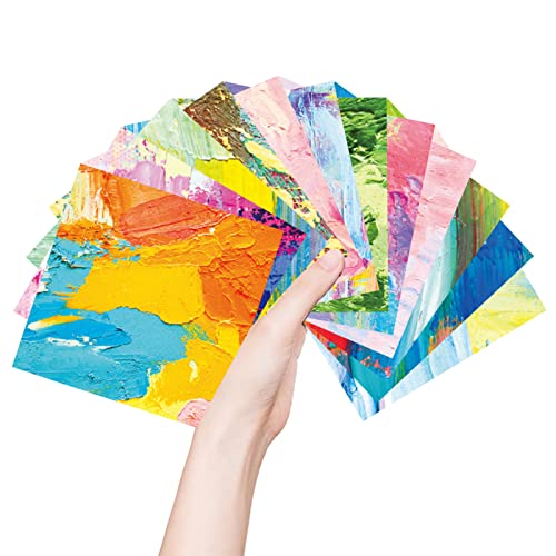 Raxove 3 ästhetisches Scrapbooking-Papier | Retro-Papierbögen einseitig 15,2 cm – 12 Stück für Fotoalben, Umschläge, Grußkarten, Boxen, Broschüre von Raxove