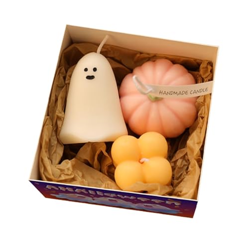 Raxove Halloween Aromatherapie Kerzen | Cartoon Form Duftkerzen - Duftkerzen Frauen Aromatherapie Küche Tisch Dekor Wachs Duftkerze Natürliche Pflanze für Erwachsene von Raxove