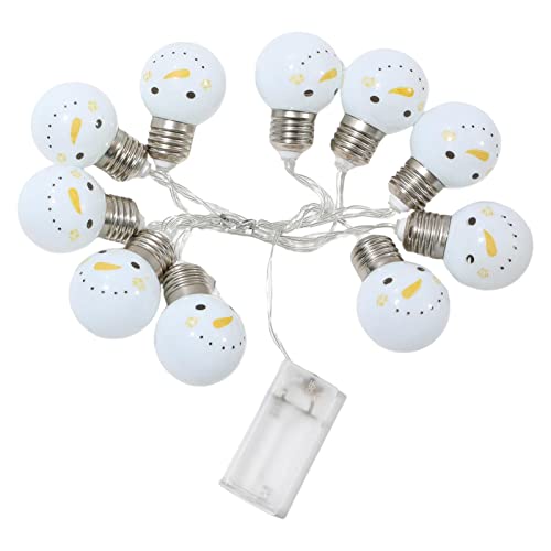 Raxove Schneemann-Lichter, modischer Schneemann-Baumschmuck – Schneemann-Licht, batteriebetriebene Lichterkette für den Außenbereich, Kinderzimmer, Hochzeit von Raxove